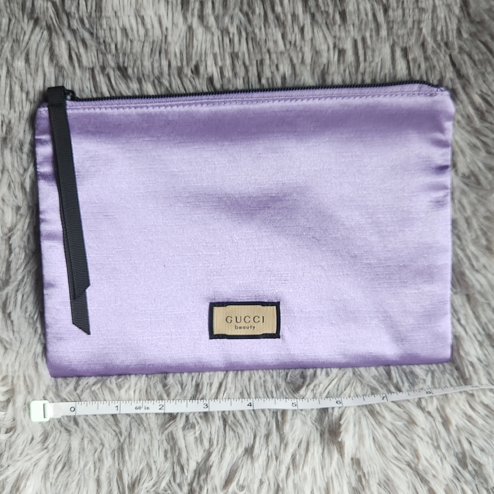 Gucci Purple Satin Pouch NWT